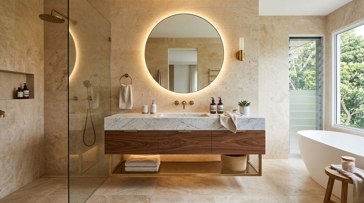 Lüks Banyo Dolapları & Islak Hacim Ahşap Mobilyaları